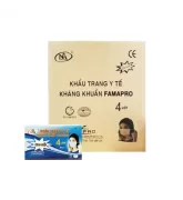 Khẩu Trang Y Tế 4 Lớp Nam Anh Xanh